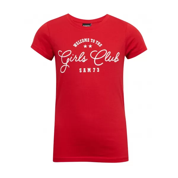  Tricou fetita SAM 73 JANLI KT 507 ROŞU 