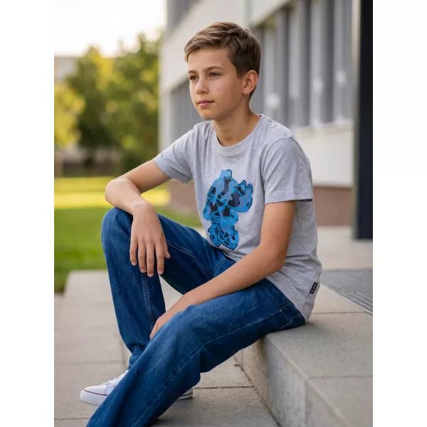  Tricou băieți SAM 73 SILAQUI KT 502 GRI DESCHIS 