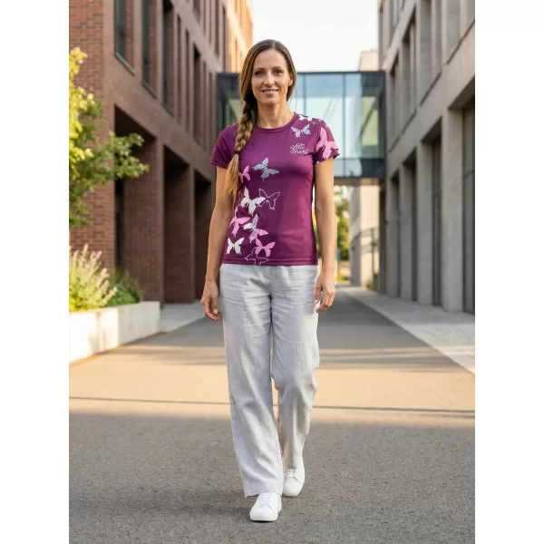  Tricou funcțional premium pentru femei ALTISPORT VOJ/ALW002TR01 FUCSIE 