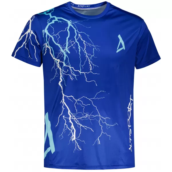  Tricou premium pentru bărbați ALTISPORT VOJ/ALM004TR01 ALBASTRU REGAL 