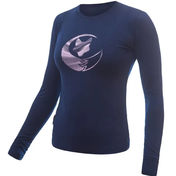  Tricou termic de damă SENSOR MERINO ACTIVE PT FOX DEEP BLUE 