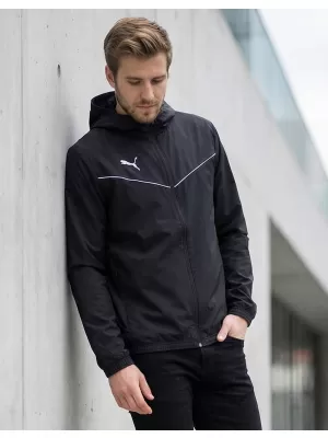 Jachetă pentru bărbați PUMA TEAMRISE ALL WEATHER JACKET 657396-03 NEGRU