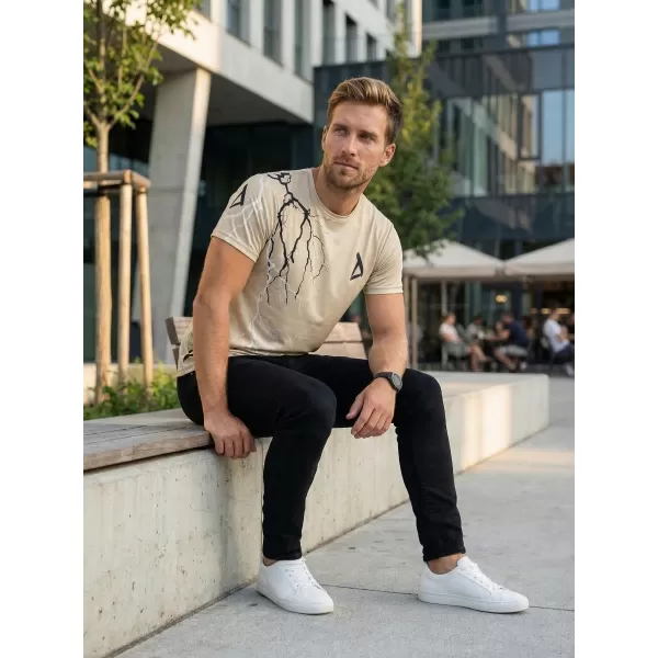  Tricou premium pentru bărbați ALTISPORT VOJ/ALM004TR01 MARO 