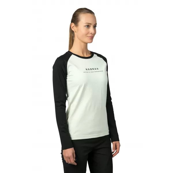 Tricou de damă cu mâneci lungi HANNAH PRIM ALBASTRU ZORI/ANTRACIT 