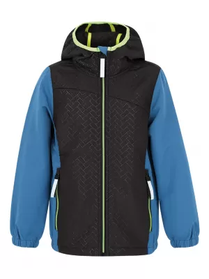 Jachetă softshell pentru copii LOAP URANIX OLK2307 ALBASTRU