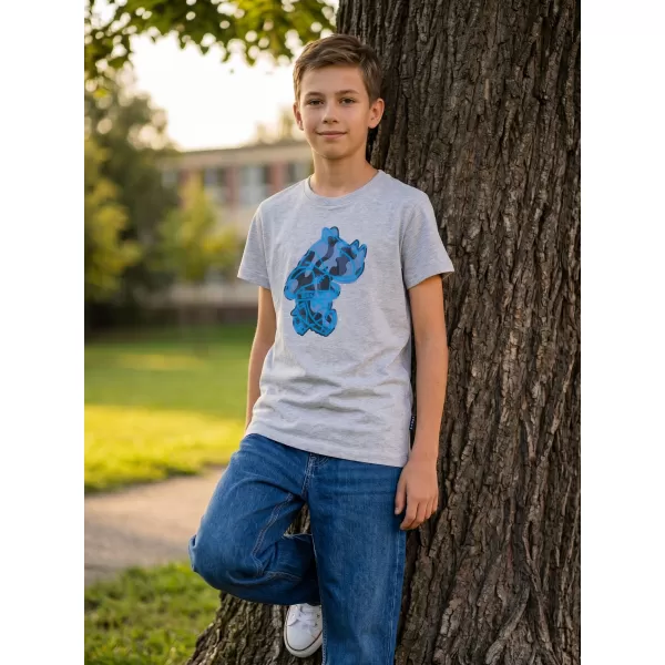  Tricou băieți SAM 73 SILAQUI KT 502 GRI DESCHIS 
