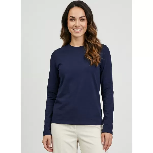  Tricou de damă cu mâneci lungi SAM 73 ZIRA WT 894 ALBASTRU ÎNCHIS 