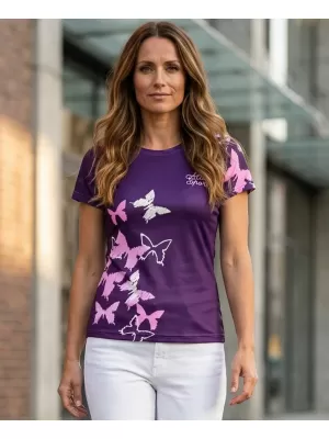 Tricou funcțional premium pentru femei ALTISPORT VOJ/ALW002TR01 VIOLET