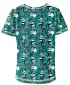 Short -sleeved t -thirt WAMU MLSNÉ PANDY TURCOAZ