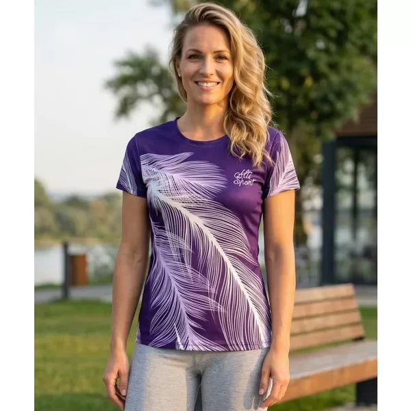  Tricou funcțional premium pentru femei ALTISPORT VOJ/ALW001TR01 VIOLET 