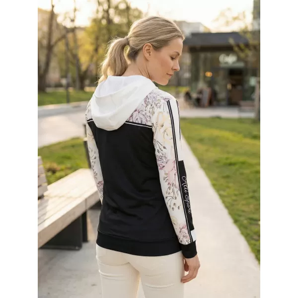  Hanorac premium pentru femei ALTISPORT VOJ/ALW008MI01 NEGRU 