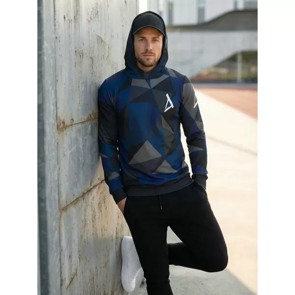  Hanorac premium pentru bărbați ALTISPORT VOJ/ALM007MI01 ALBASTRU INCHIS 