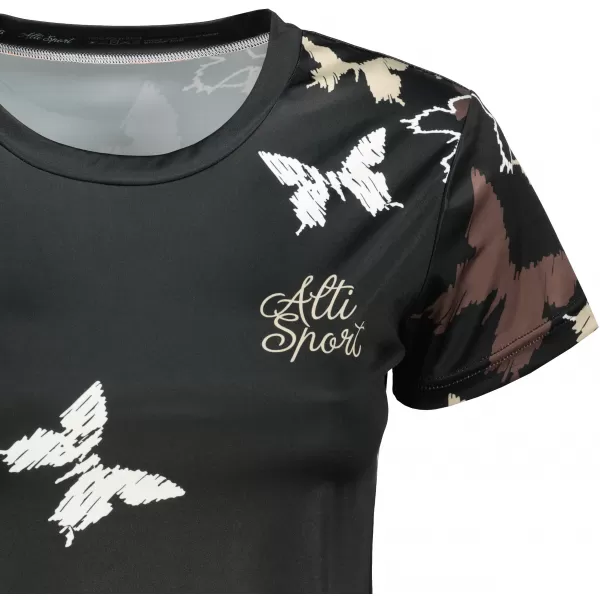  Tricou funcțional premium pentru femei ALTISPORT VOJ/ALW002TR01 NEGRU MARO 