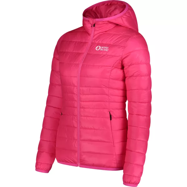  Geaca matlasata de dama NORDBLANC SPARKLE NBWJL7947 STRĂLUCIRE ROZ 