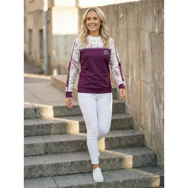  Hanorac premium pentru femei ALTISPORT VOJ/ALW008MI01 BURGUNDIA 
