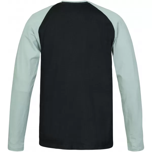  Tricou pentru bărbați cu mâneci lungi HANNAH HANES ANTRACIT/GRI ARDEZIE 