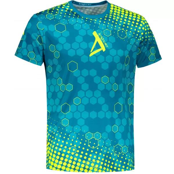  Tricou funcțional premium pentru bărbați ALTISPORT VOJ/ALM005TR01 KEROSEN/GALBEN 
