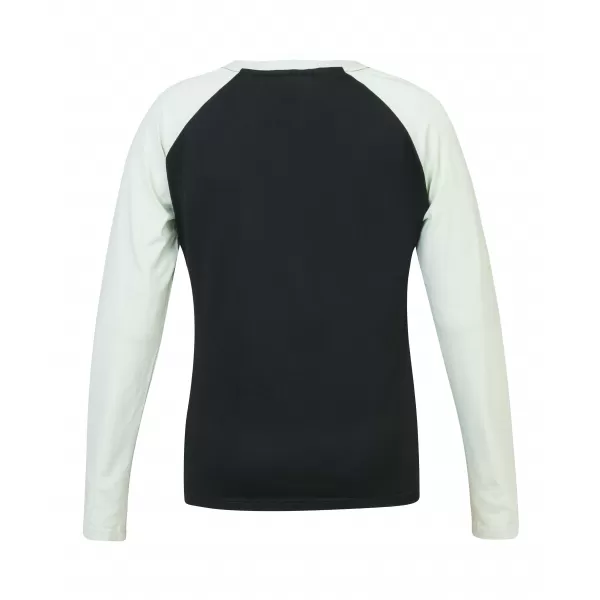  Tricou de damă cu mâneci lungi HANNAH PRIM ANTRACIT/ALBASTRU ZORI 