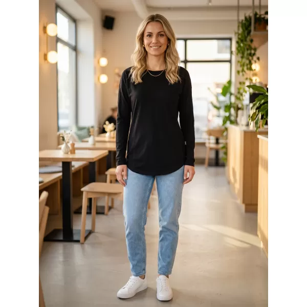  Tricou de damă cu mâneci lungi SAM 73 SHERRI WT 897 NEGRU 