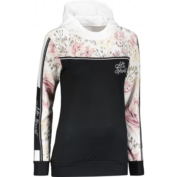  Hanorac premium pentru femei ALTISPORT VOJ/ALW008MI01 NEGRU 