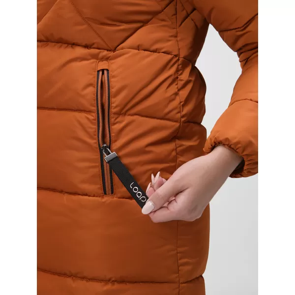  Palton de damă LOAP TARVISIA CLW23107 PORTOCALE 