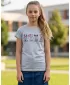 Tricou fetita SAM 73 AXILL KT 508 GRI DESCHIS