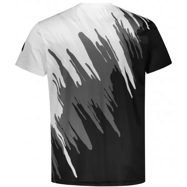  Tricou funcțional premium pentru bărbați ALTISPORT VOJ/ALM006TR01 ALB-NEGRU 