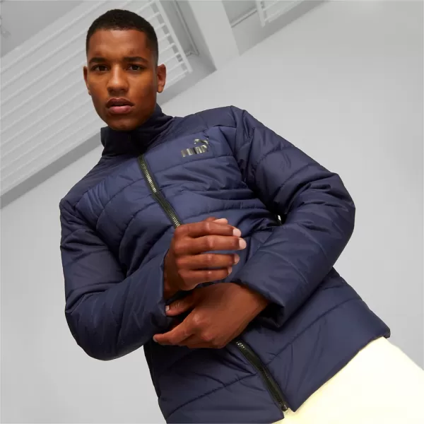  Jachetă pentru bărbați PUMA ESS+ PADDED JACKET 849349-06 ALBASTRU 