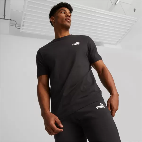  Tricou pentru bărbați PUMA ESS SMALL LOGO TEE 586668-01 NEGRU 