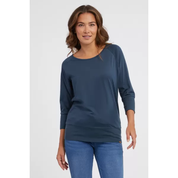  Tricou dama cu maneci 3/4 SAM 73 SELMA WT 896 ALBASTRU OȚEL 