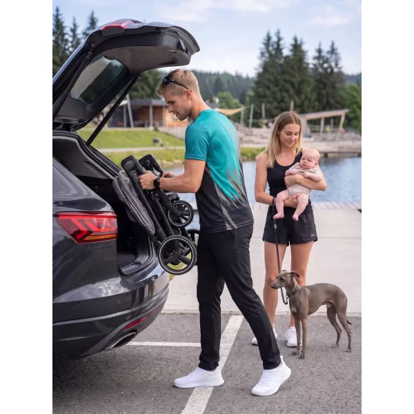  Tricou funcțional premium pentru bărbați ALTISPORT VOJ/ALM006TR01 NEGRU/KEROSEN 
