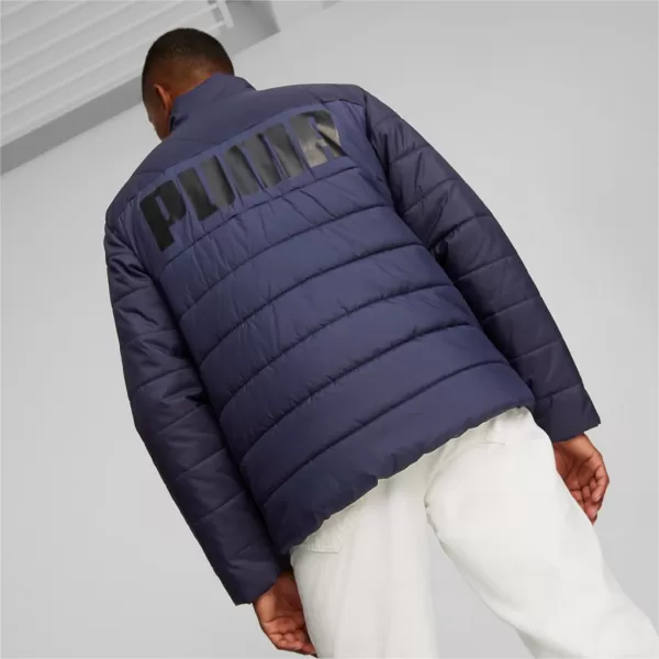  Jachetă pentru bărbați PUMA ESS+ PADDED JACKET 849349-06 ALBASTRU 