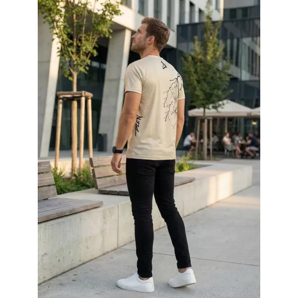  Tricou premium pentru bărbați ALTISPORT VOJ/ALM004TR01 MARO 