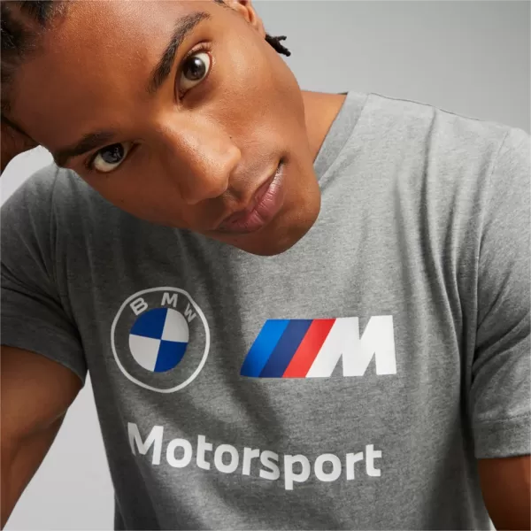  Tricou pentru bărbați PUMA BMW MMS ESS LOGO TEE 621314-03 GRI 
