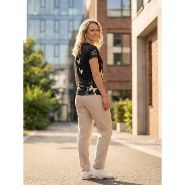  Tricou funcțional premium pentru femei ALTISPORT VOJ/ALW002TR01 NEGRU MARO 