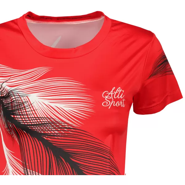  Tricou funcțional premium pentru femei ALTISPORT VOJ/ALW001TR01 ROȘU 