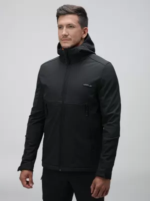 Jachetă softshell pentru bărbați LOAP LUPP XLM2303 NEGRU