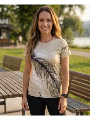 Tricou funcțional premium pentru femei ALTISPORT VOJ/ALW001TR01 MARO