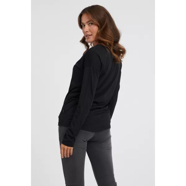  Tricou de damă cu mâneci lungi SAM 73 PATTY WT 895 NEGRU 