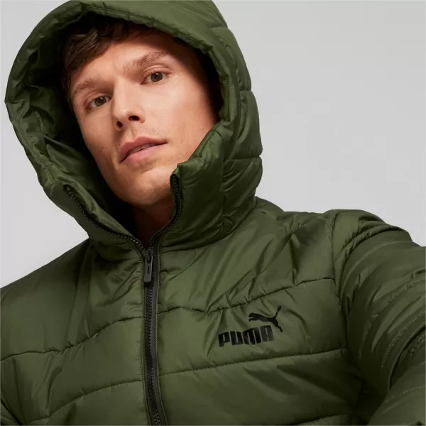  Jachetă pentru bărbați PUMA ESS HOODED PADDED JACKET 848938-31 VERDE 