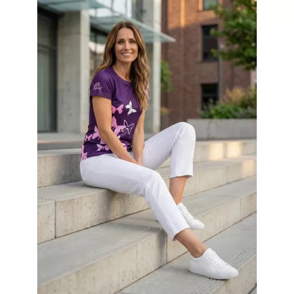  Tricou funcțional premium pentru femei ALTISPORT VOJ/ALW002TR01 VIOLET 