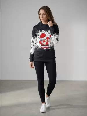 Hanorac premium pentru femei ALTISPORT VOJ/ALWVN2MI01 NEGRU