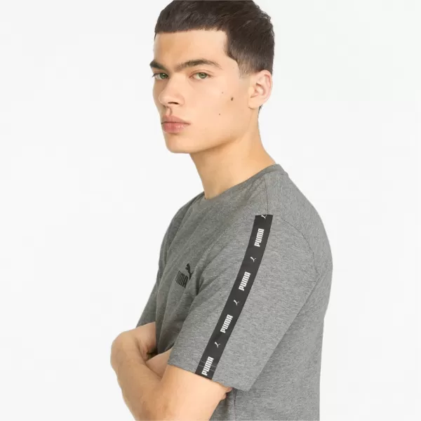  Tricou pentru bărbați PUMA ESS+ TAPE TEE 847382-03 GRI 