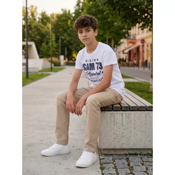  Tricou băieți SAM 73 JANSON KT 504 ALB 