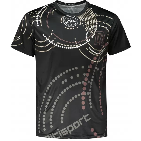  Tricou premium pentru bărbați ALTISPORT VOJ/ALM003TR01 NEGRU MARO 