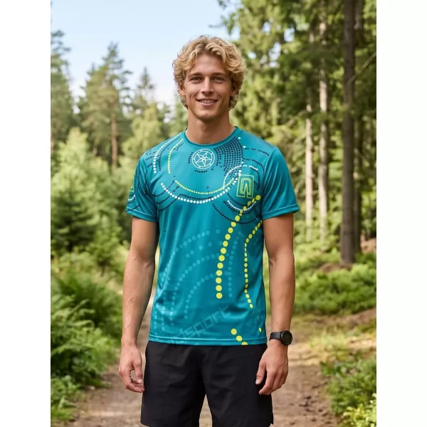  Tricou premium pentru bărbați ALTISPORT VOJ/ALM003TR01 KEROSENUL 