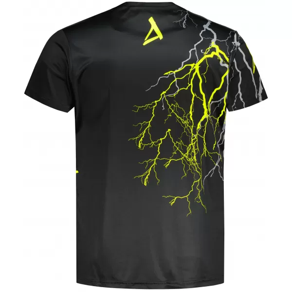  Tricou premium pentru bărbați ALTISPORT VOJ/ALM004TR01 NEGRU ȘI GALBEN 