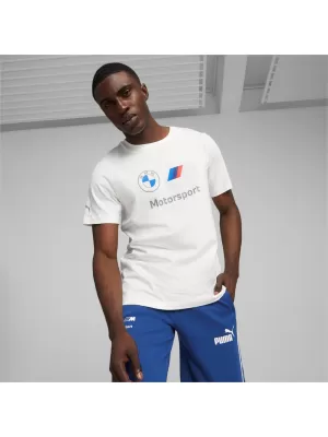 Tricou pentru bărbați PUMA BMW MMS ESS LOGO TEE 621314-02 ALB