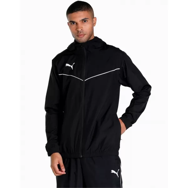  Jachetă pentru bărbați PUMA TEAMRISE ALL WEATHER JACKET 657396-03 NEGRU 