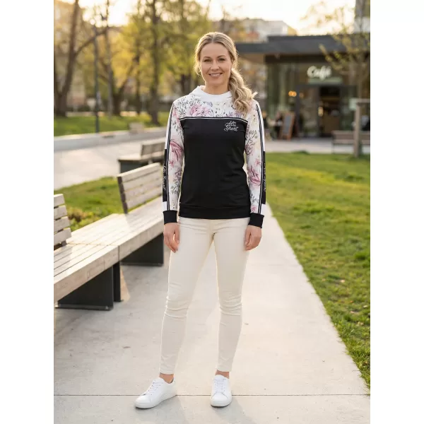  Hanorac premium pentru femei ALTISPORT VOJ/ALW008MI01 NEGRU 